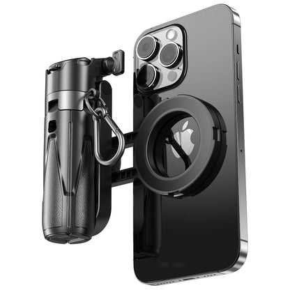 Capture Every Moment with Our Versatile 4-In-1 Selfie Stick Featuring Wireless Remote Control | Magnetic Cell Phone Clip and 360° Rotation