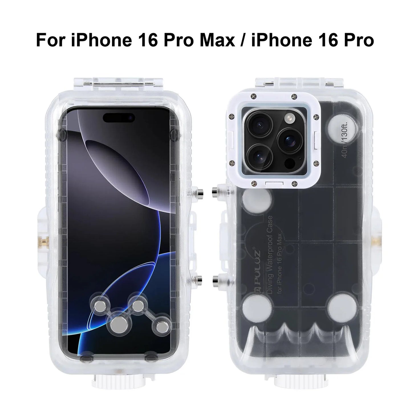 Dive Deeper: 40M Waterproof Diving Case for iPhone 16/15/14/13/12/11 Pro Max - Perfect for Capturing Unforgettable Underwater Moments!