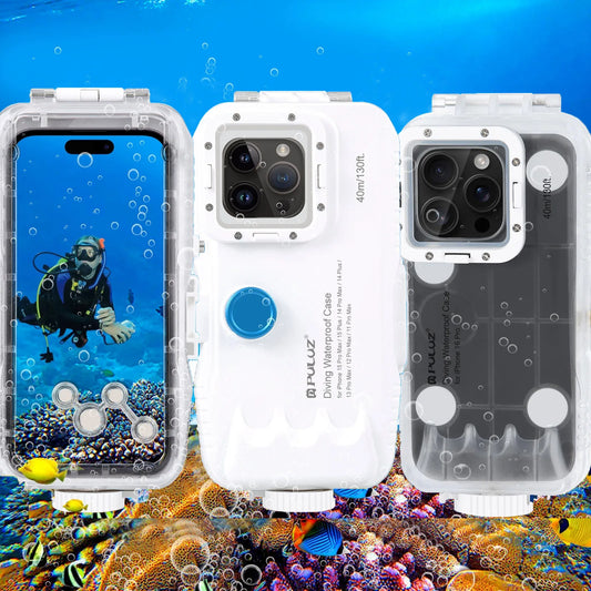 Dive Deeper: 40M Waterproof Diving Case for iPhone 16/15/14/13/12/11 Pro Max - Perfect for Capturing Unforgettable Underwater Moments!